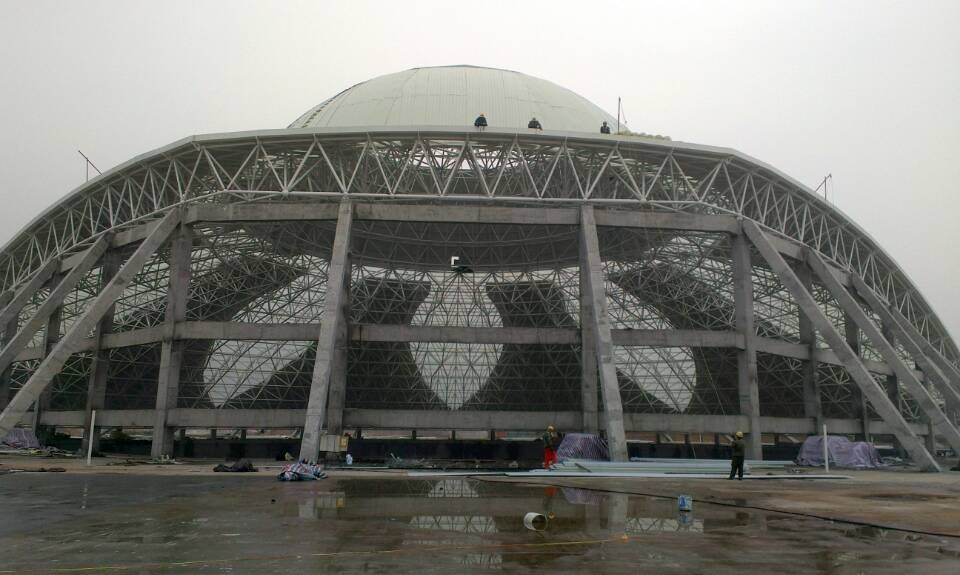 杨浦温泉馆网架工程